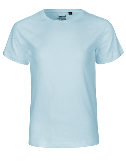 Neutral Kids´ Short Sleeve T-Shirt Light Blue