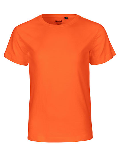 Neutral Kids´ Short Sleeve T-Shirt Orange