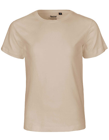 Neutral Kids´ Short Sleeve T-Shirt Sand
