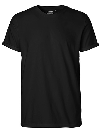Neutral Men´s Roll Up Sleeve T-Shirt Black