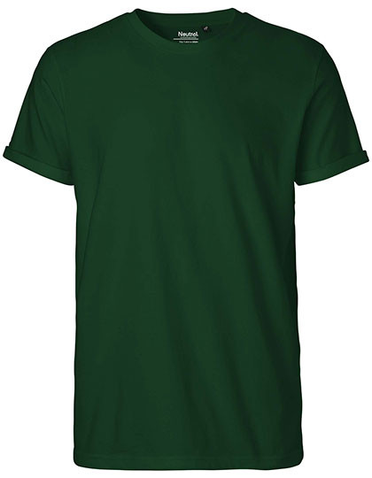 Neutral Men´s Roll Up Sleeve T-Shirt Bottle Green