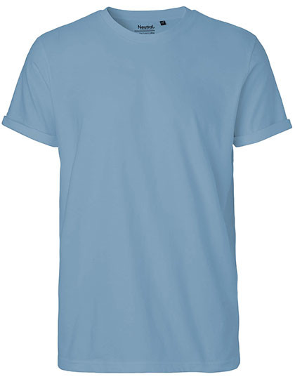 Neutral Men´s Roll Up Sleeve T-Shirt Dusty Indigo