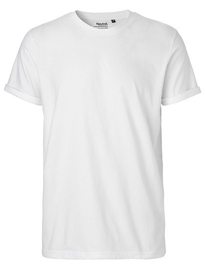 Neutral Men´s Roll Up Sleeve T-Shirt White