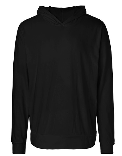 Neutral Unisex Jersey Hoodie Black