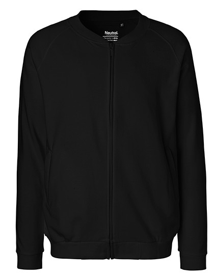 Neutral Unisex Jacket With Zip Black