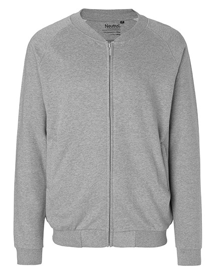 Neutral Unisex Jacket With Zip Sport Grey