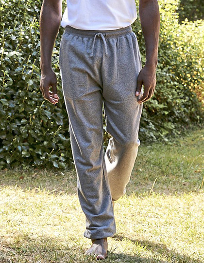 Neutral Unisex Sweatpants With Elastic Cuff