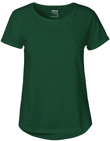 Neutral Ladies´ Roll Up Sleeve T-Shirt Bottle Green