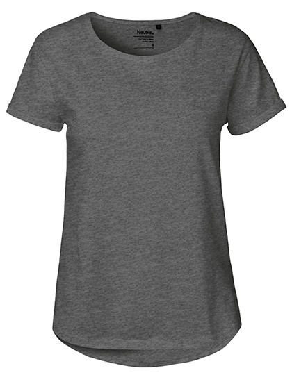 Neutral Ladies´ Roll Up Sleeve T-Shirt Dark Heather