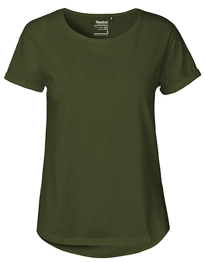 Neutral Ladies´ Roll Up Sleeve T-Shirt Military