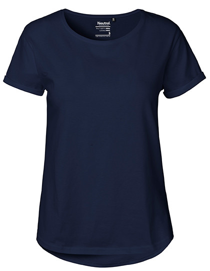 Neutral Ladies´ Roll Up Sleeve T-Shirt Navy