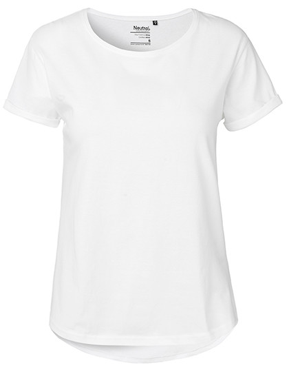 Neutral Ladies´ Roll Up Sleeve T-Shirt White