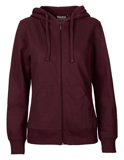 Neutral Ladies´ Zip Hoodie Bordeaux