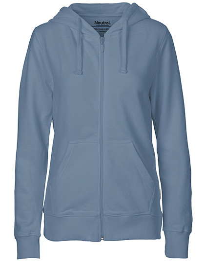 Neutral Ladies´ Zip Hoodie Dusty Indigo
