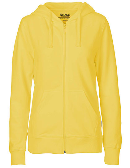 Neutral Ladies´ Zip Hoodie Dusty Yellow
