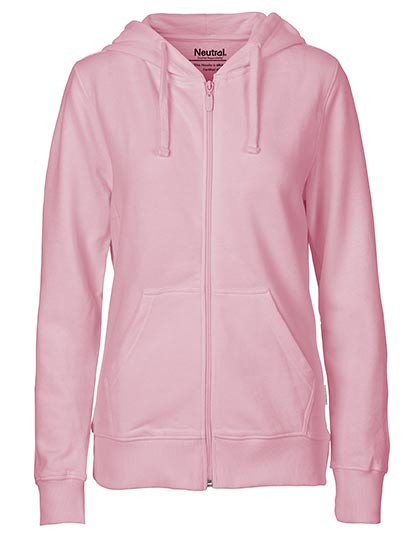 Neutral Ladies´ Zip Hoodie Light Pink