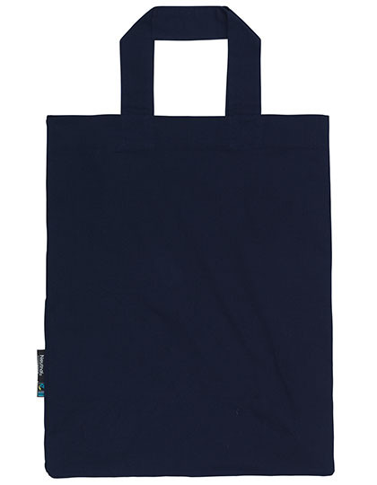 Neutral Twill Grocery Bag Navy