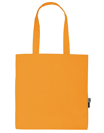 Neutral Shopping Bag With Long Handles Okay Orange