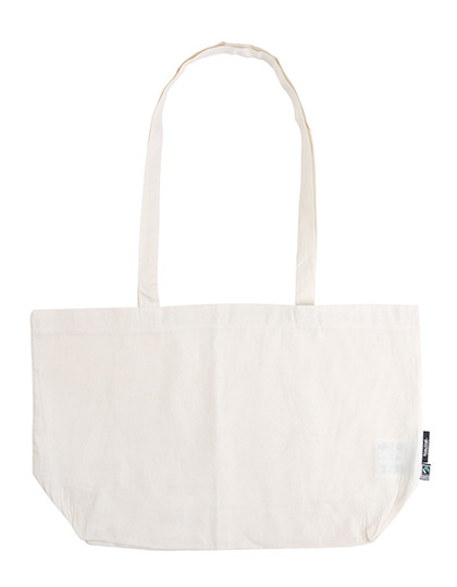 Neutral Shopping Bag With Gusset Nature