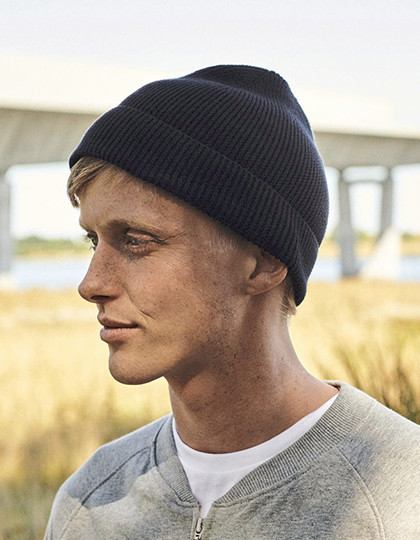 Neutral Beanie 1x1 Rib