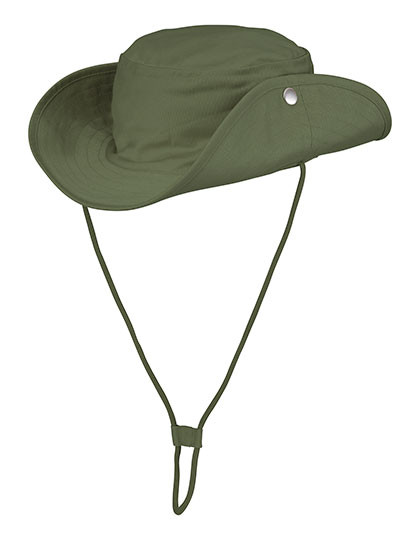 Neutral Safari Bucket Hat Military