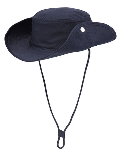 Neutral Safari Bucket Hat Navy