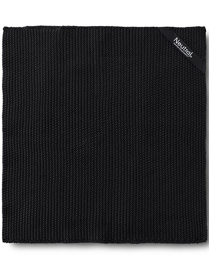 Neutral Pearl Knit Kitchen Cloth (2 Pieces) Black