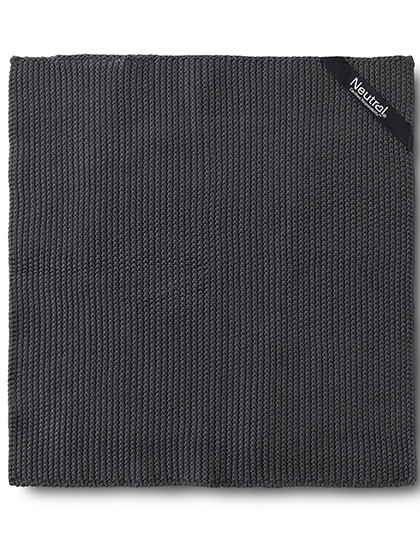 Neutral Pearl Knit Kitchen Cloth (2 Pieces) Charcoal