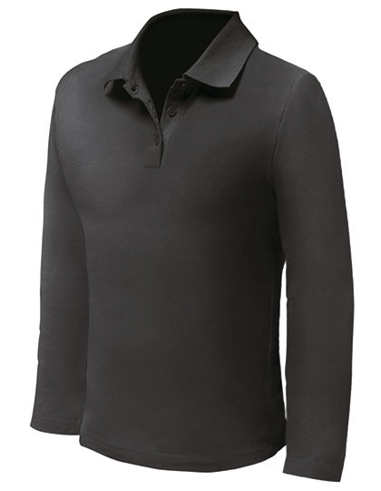 Nath Men´s Polo Long Sleeve Black