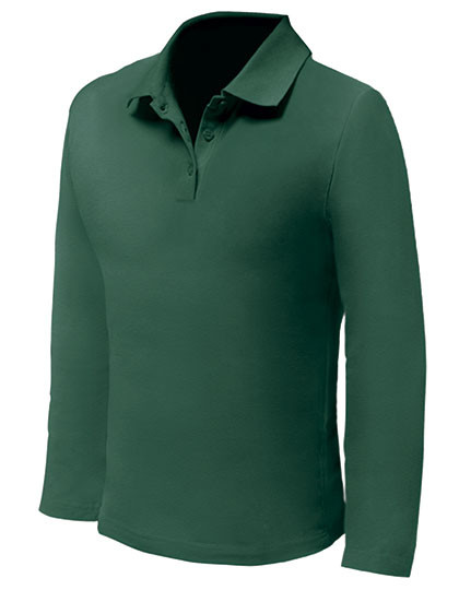 Nath Men´s Polo Long Sleeve Bottle Green