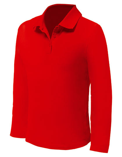 Nath Men´s Polo Long Sleeve Red