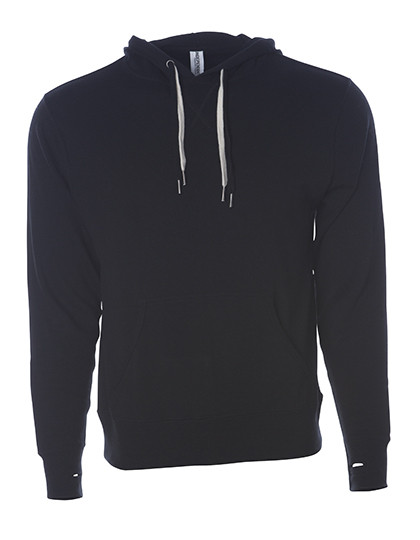 Independent Unisex Midweight French Terry Hooded Pullover Black