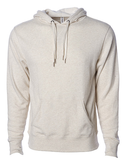 Independent Unisex Midweight French Terry Hooded Pullover Oatmeal Heather