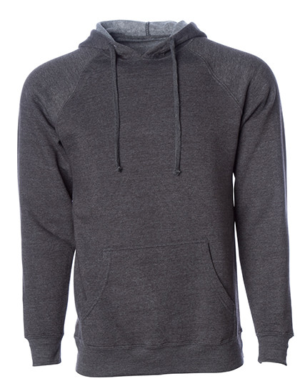 Independent Unisex Midweight Special Blend Raglan Hooded Pullover Carbon