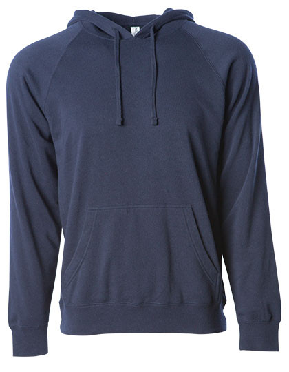 Independent Unisex Midweight Special Blend Raglan Hooded Pullover Classic Navy
