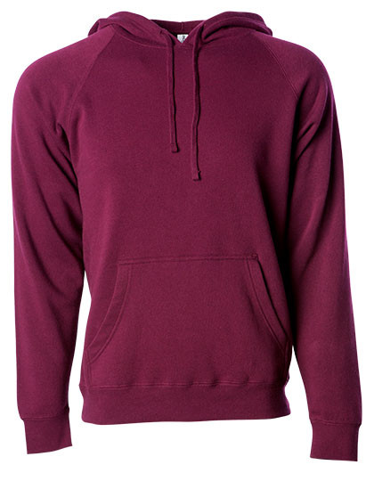 Independent Unisex Midweight Special Blend Raglan Hooded Pullover Maroon