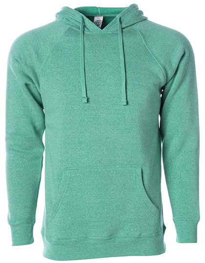 Independent Unisex Midweight Special Blend Raglan Hooded Pullover Sea Green