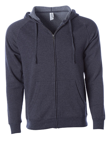 Independent Unisex Midweight Special Blend Raglan Zip Hood Midnight