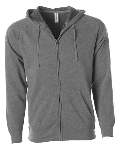 Independent Unisex Midweight Special Blend Raglan Zip Hood Nickel
