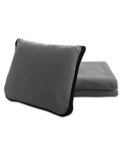 L-merch Decken-/Kissen-Set 2 in 1" Grey