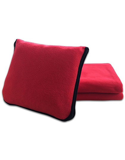 L-merch Decken-/Kissen-Set 2 in 1" Red