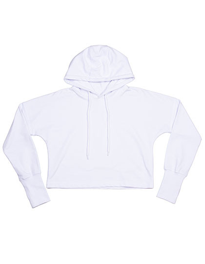 Mantis Cropped Hoodie White