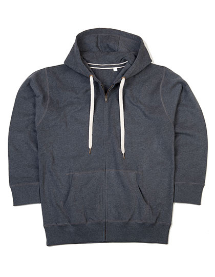 Mantis Women´s Superstar Zip Through Hoodie Charcoal Grey Melange