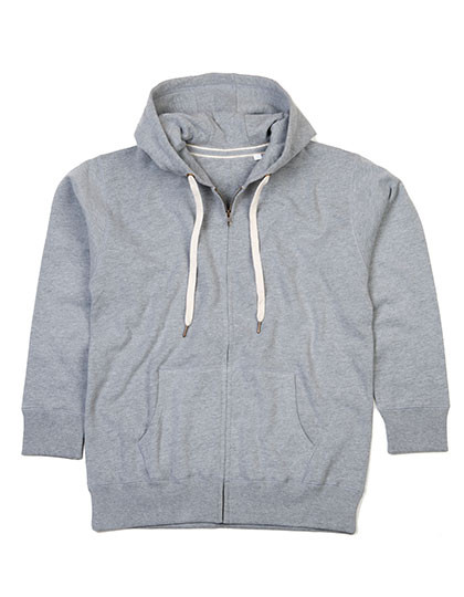 Mantis Women´s Superstar Zip Through Hoodie Heather Grey Melange