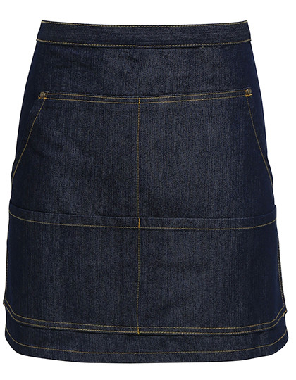 Premier Workwear Jeans Stitch Denim Waist Apron Indigo Denim (ca. Pantone 2767C)