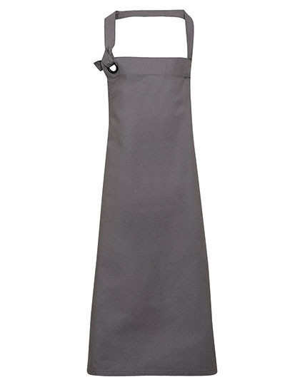 Premier Workwear Calibre Heavy Cotton Canvas Bib Apron Dark Grey