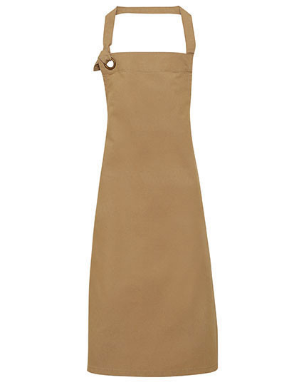 Premier Workwear Calibre Heavy Cotton Canvas Bib Apron Khaki
