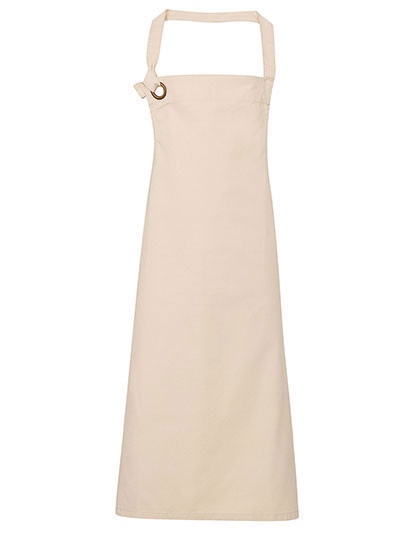Premier Workwear Calibre Heavy Cotton Canvas Bib Apron Natural