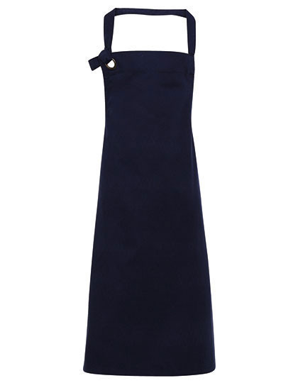 Premier Workwear Calibre Heavy Cotton Canvas Bib Apron Navy (ca. Pantone 2378C)