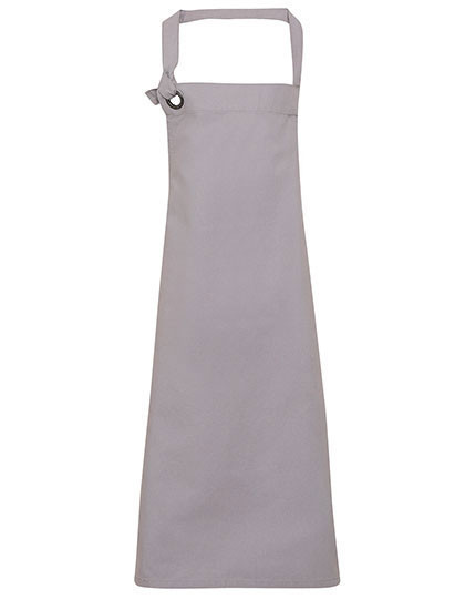 Premier Workwear Calibre Heavy Cotton Canvas Bib Apron Silver (ca. Pantone Cool Gray 7C)